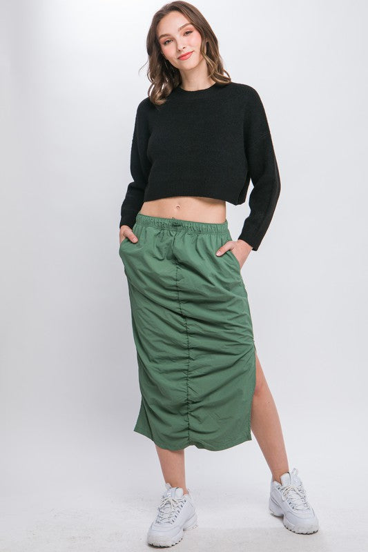 Stilla | Blend Cropped Sweater Top
