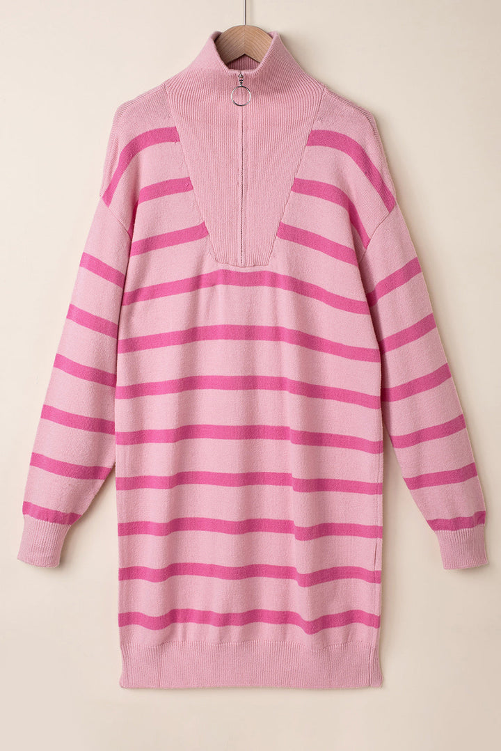 Stilla | Quarter-Zip Krave Sweater Kjole