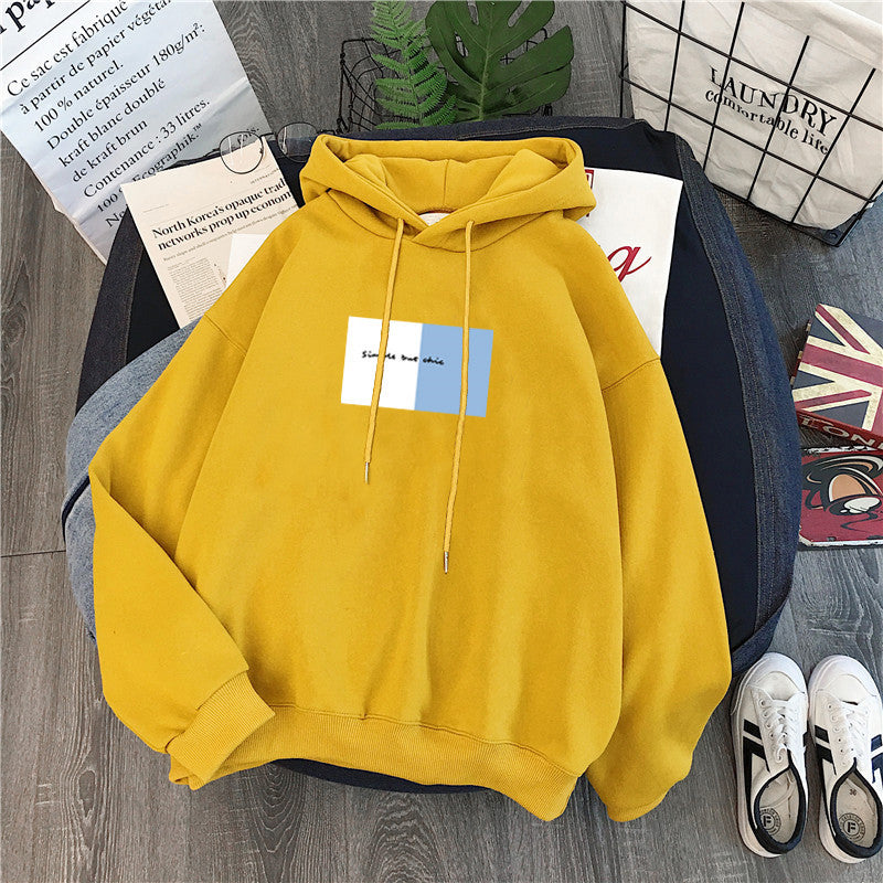 Dame Casual Graphic Pullover Hoodie med livligt artwork Stilla