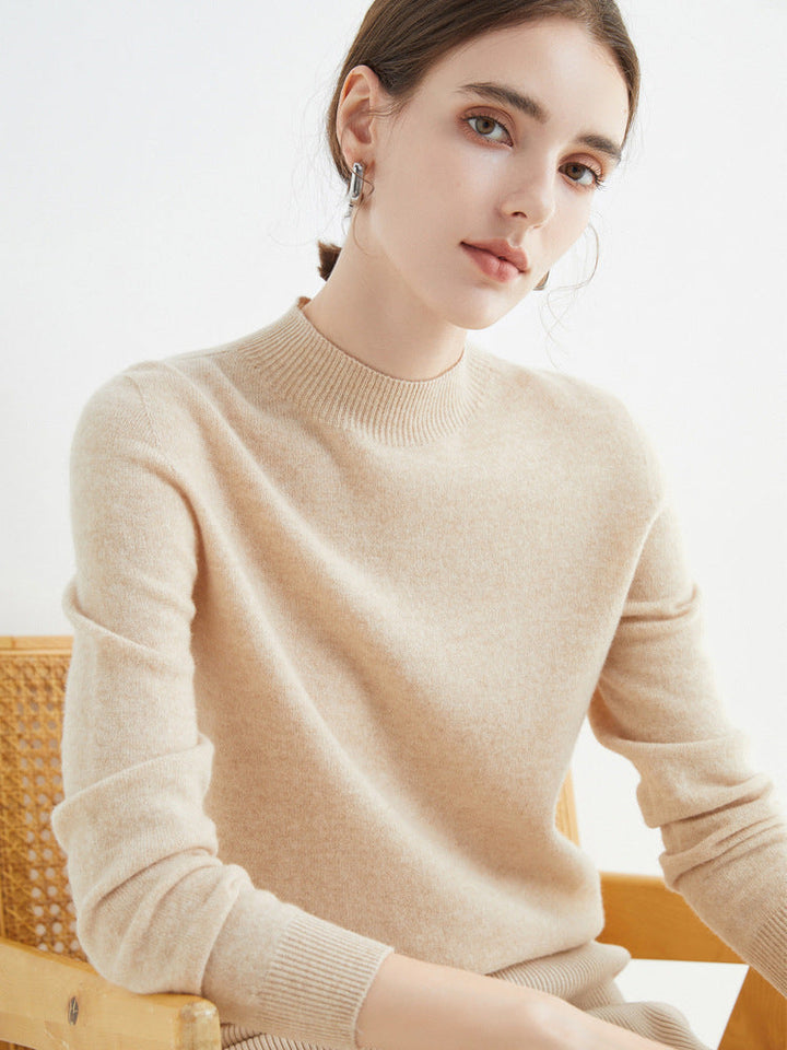 Stilla | Enkel Dame Sweater Lavet Af Cashmere