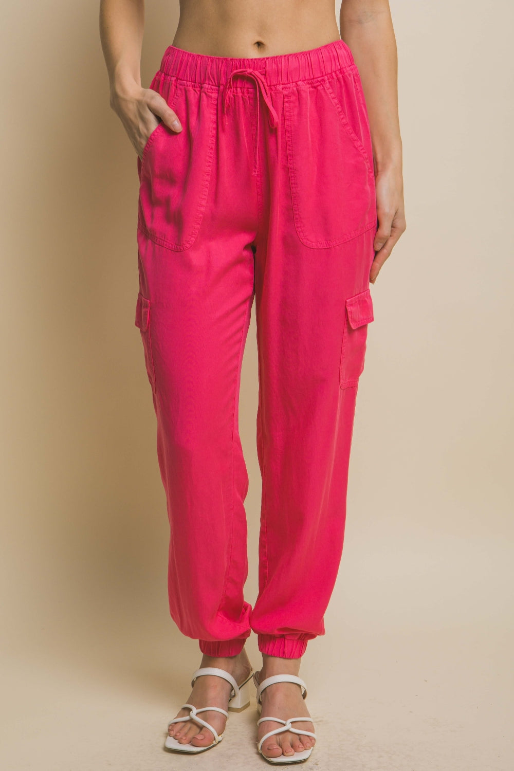 Stilla | Tree Drawstring Tencel Jogger Jeans