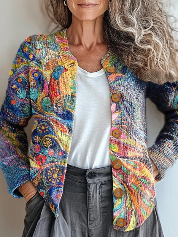 Stilla | Psykedelisk Kunstjakke