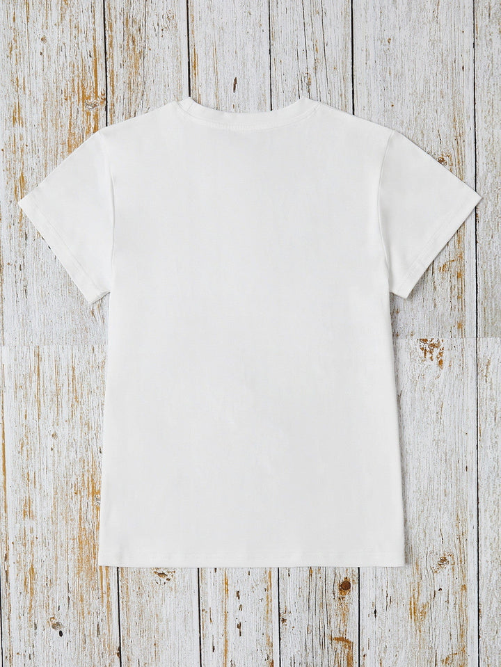 Stilla | Rund Hals Korte Ærmer T-Shirt