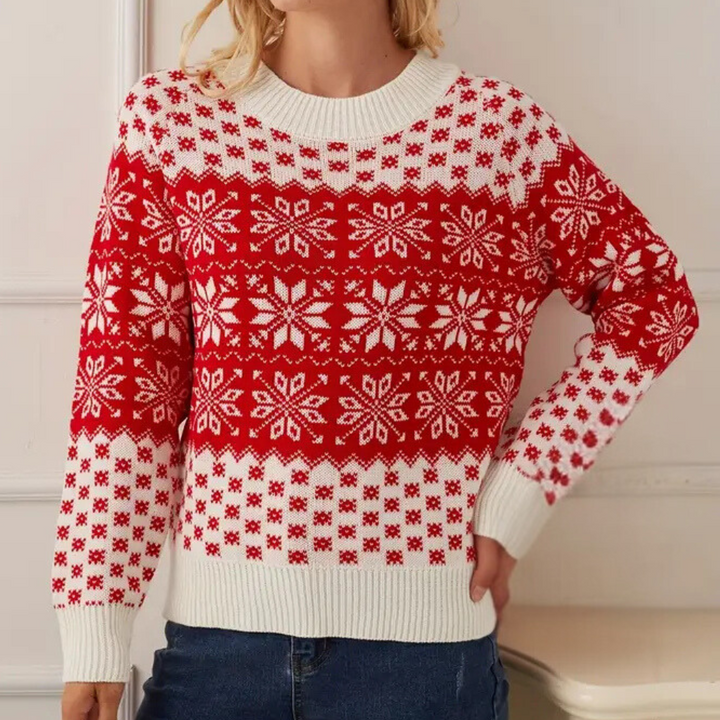 Stilla | Jule Snefnug Pullover til Kvinder