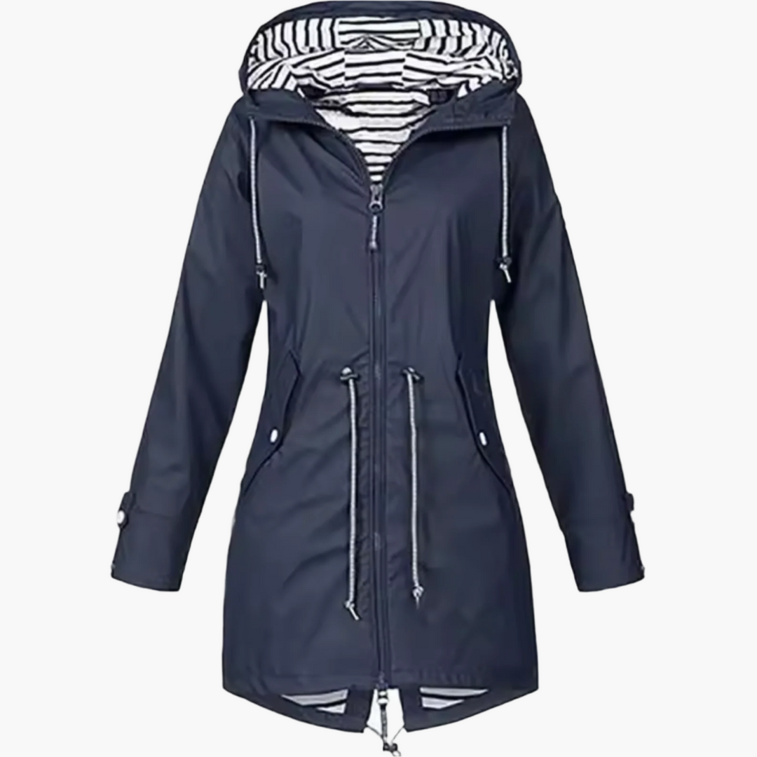 Stilla | Regnjakke Outdoor Windbreaker med Hætte - Vandtæt Overgangsjakke til Fritid & Rejser