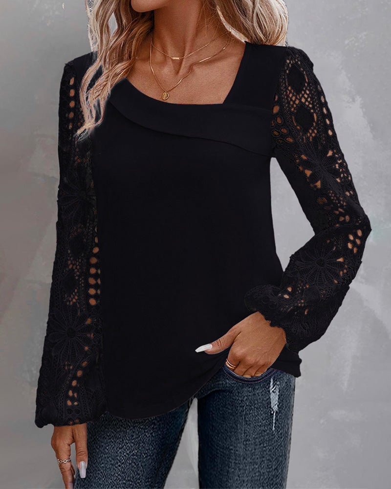 Stilla | Bluse med spids