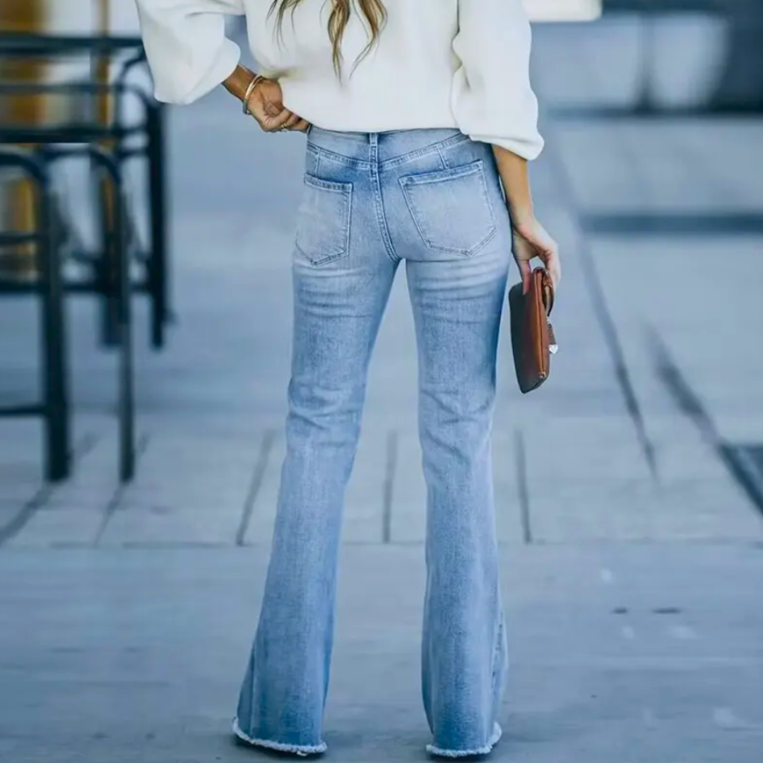 Stilla | Boho Jeans med Stretch
