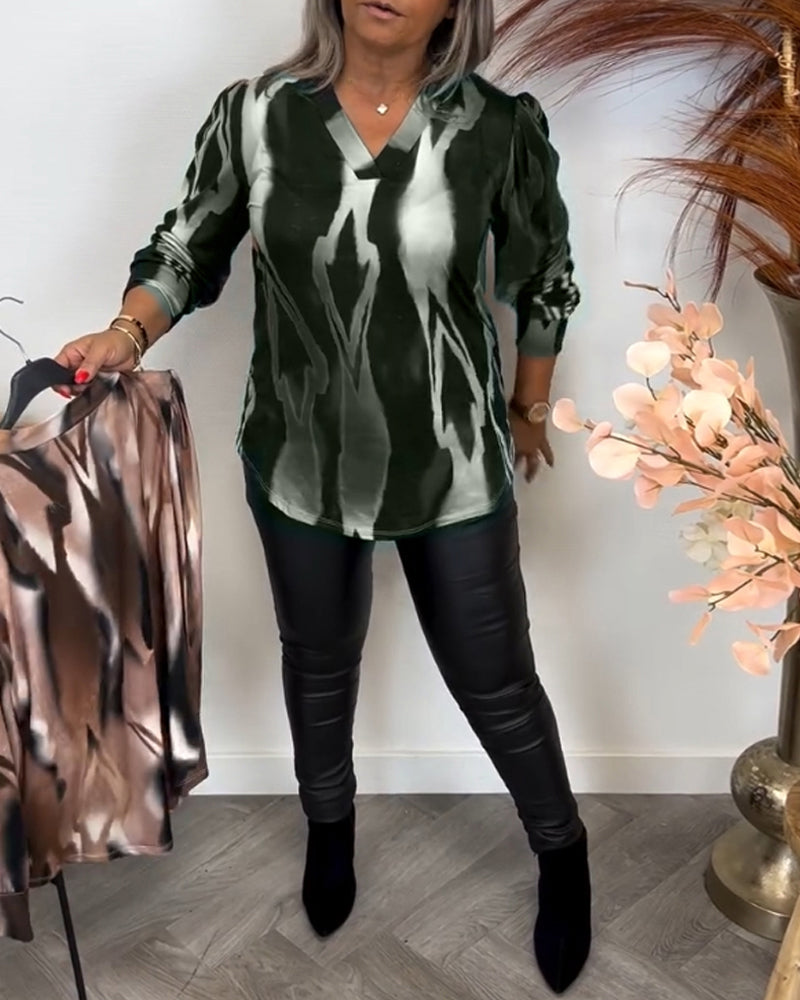 Stilla | Bluse med Kontrastfarver