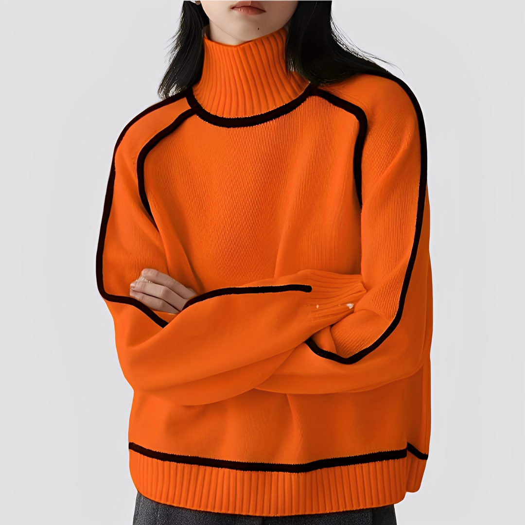 Stilla | Elegant, Afslappet Dame-Rullekravepullover
