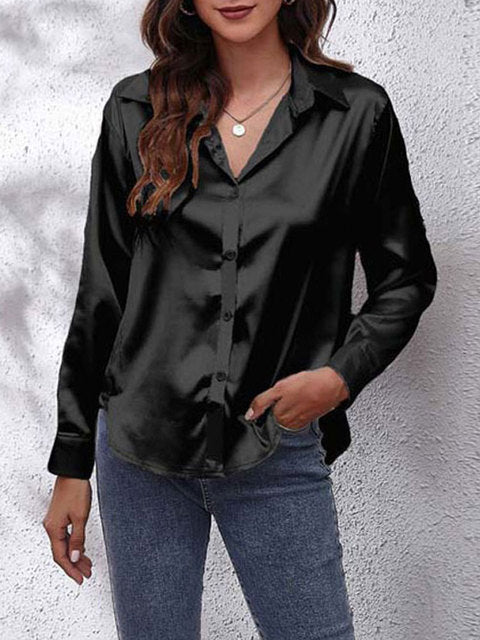 Stilla | Klassisk Damebluse Med Lange Ærmer Til Et Stilfuldt Look