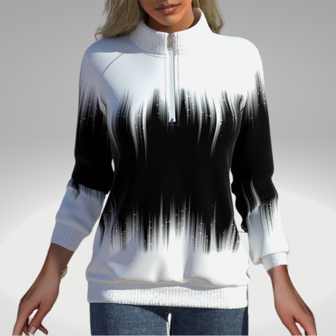 Skovae | Dame Sweatshirt med farveovergangstryk