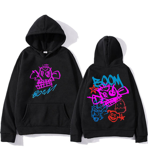 Stilla | Arcane Jinx Cartoon Langærmet Hoodie