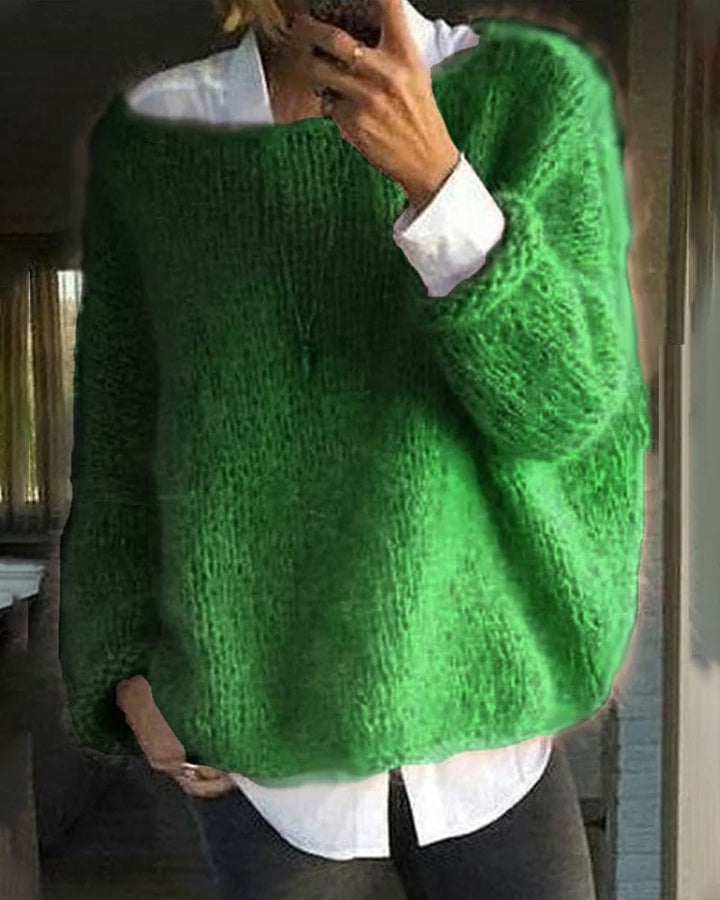Stilla | Tidssvarende Rundhalset Pullover