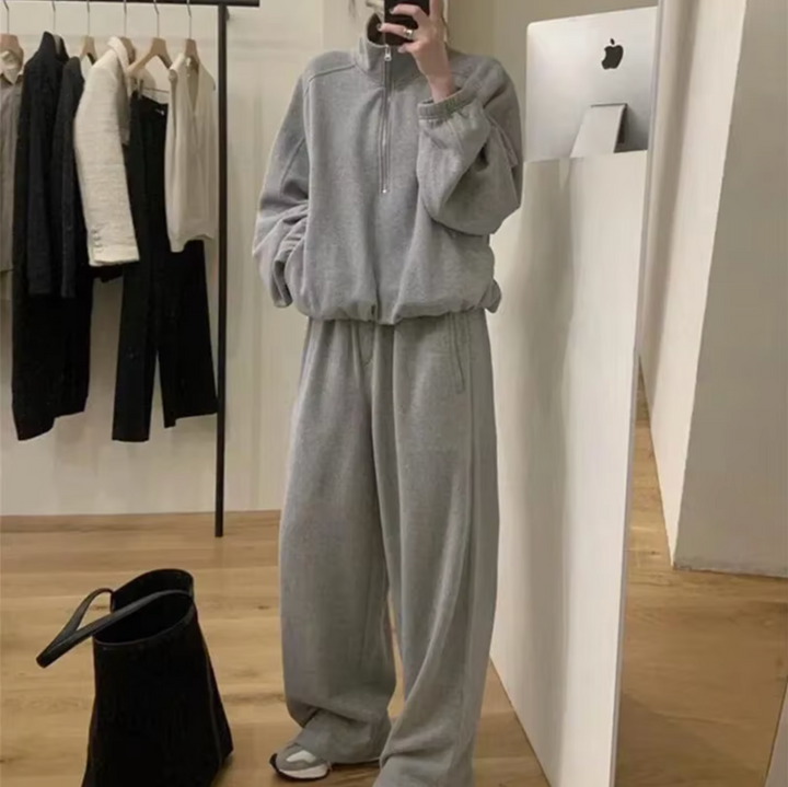 Stilla | Elegant Sweatshirt og Bukser Sæt