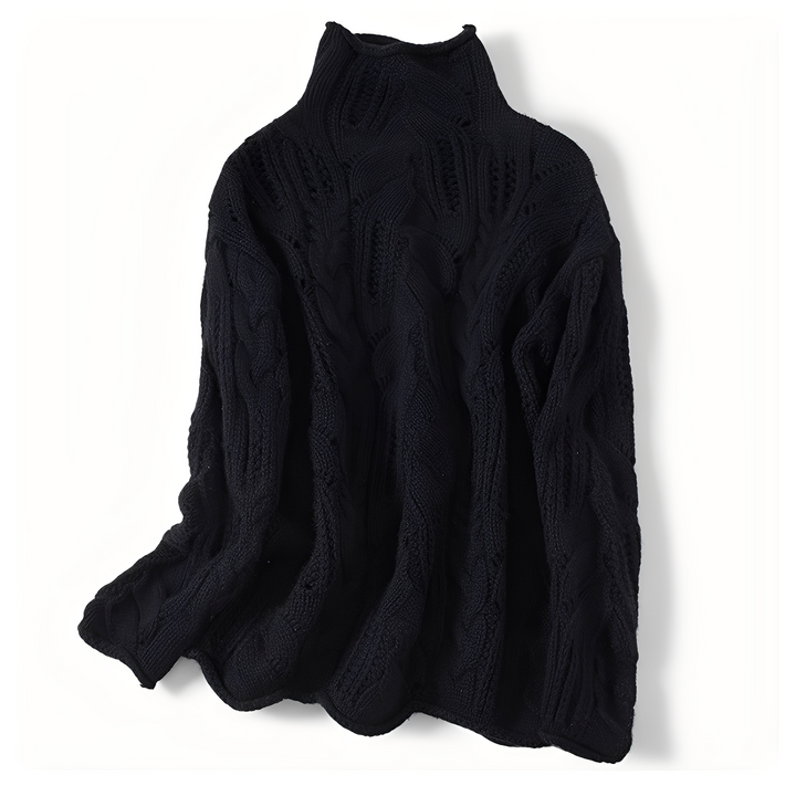 Stilla | Dame Cashmere Sweater med Særlige Detaljer