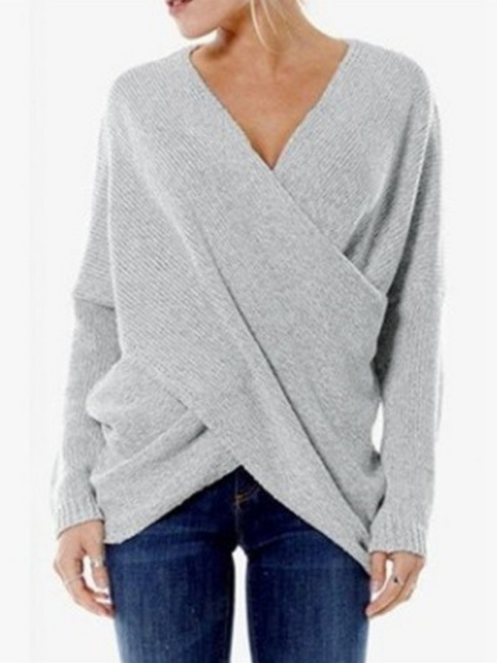 Stilla | Stilfuld &Amp; Sexet V-Hals Sweater