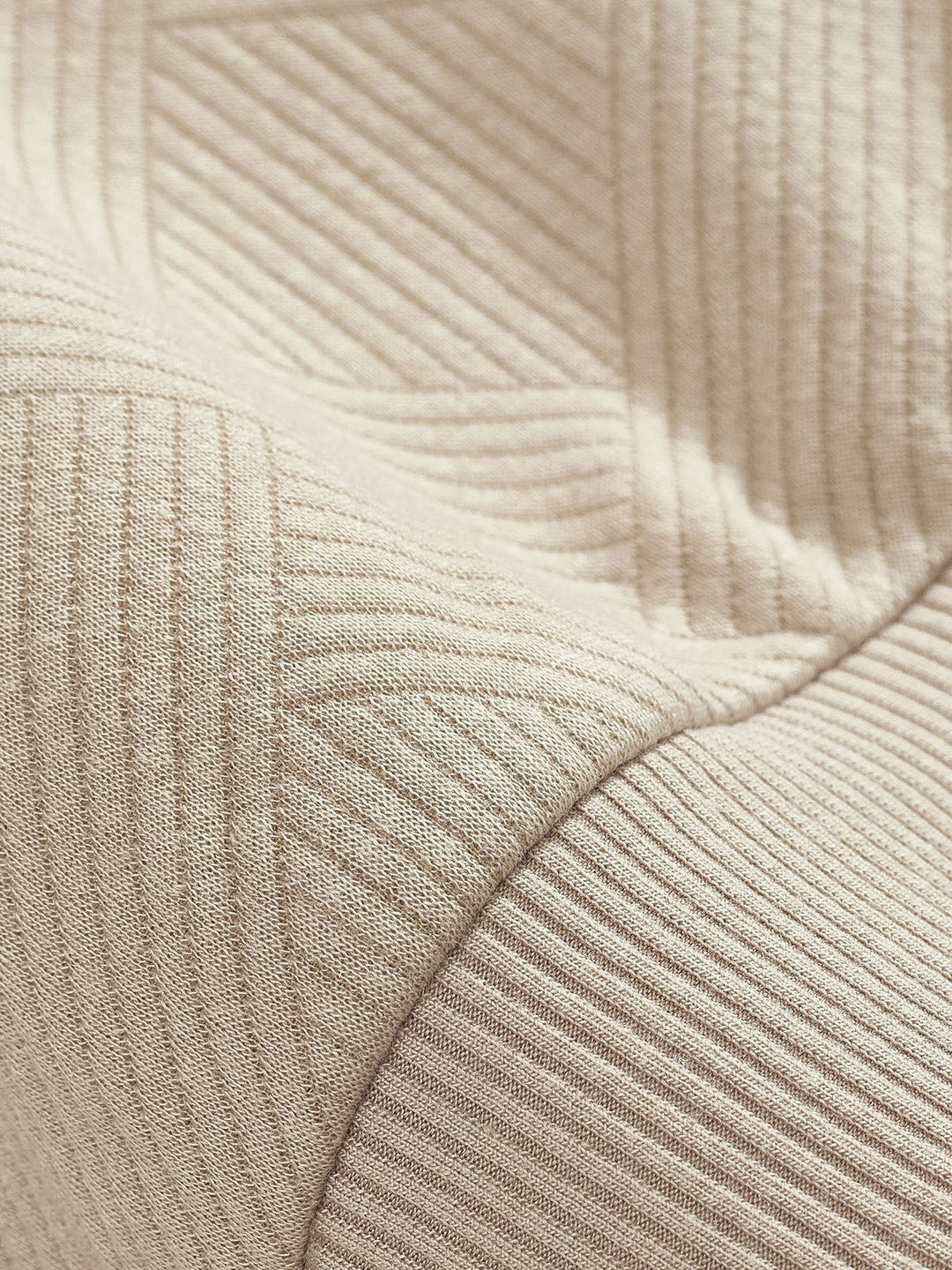 Stilla | Halv-Zip Pullover med Strukturmønster - Smart-Casual Stil til Hverdag og Kontor
