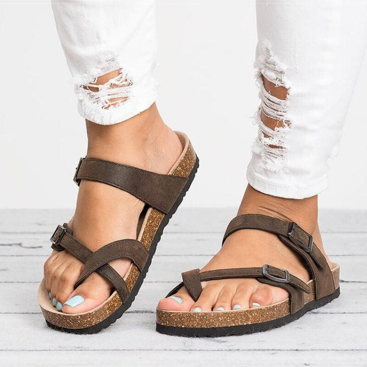 Stilla | Ortodontiske Justerbare Sandaler Med Remme Til Dame