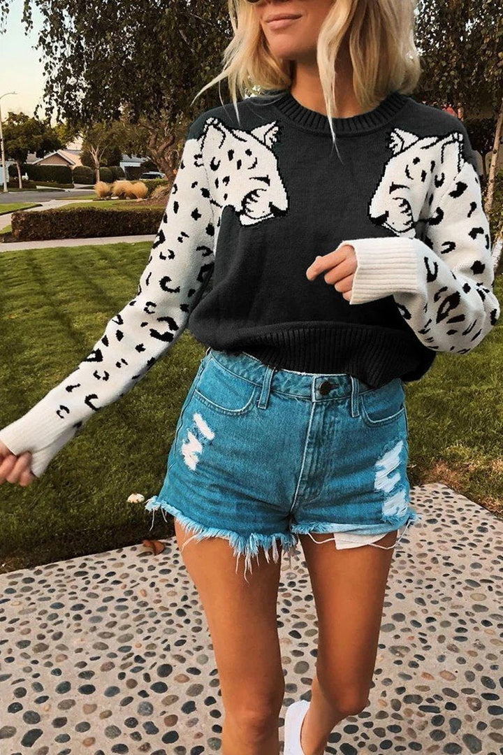 Stilla | Læder og Elegante Sweater
