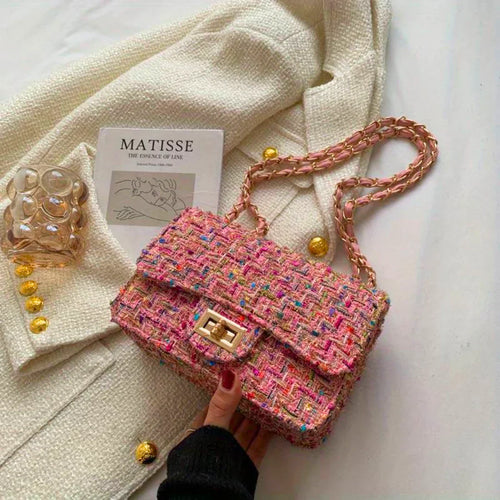Stilla | Elegant Tweed Skuldertaske