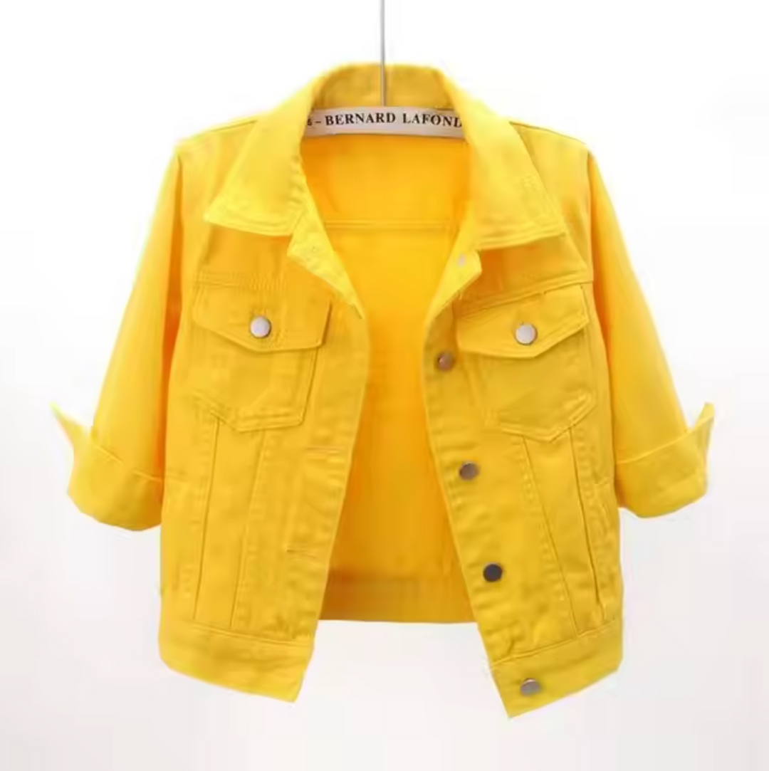 Stilla | Farvet Denim Jakke