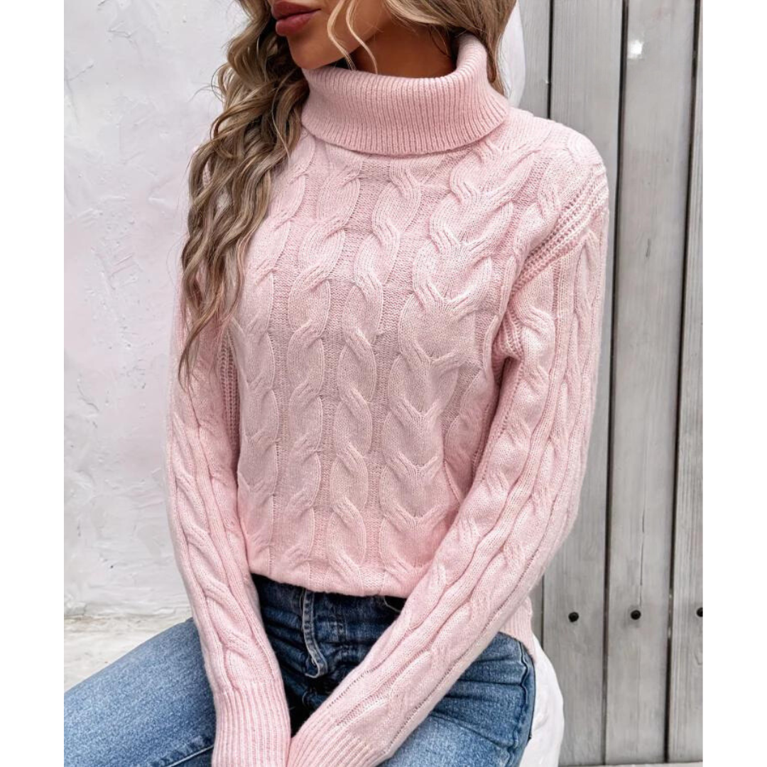 Stilla | Klassisk Elegant Polo Sweater