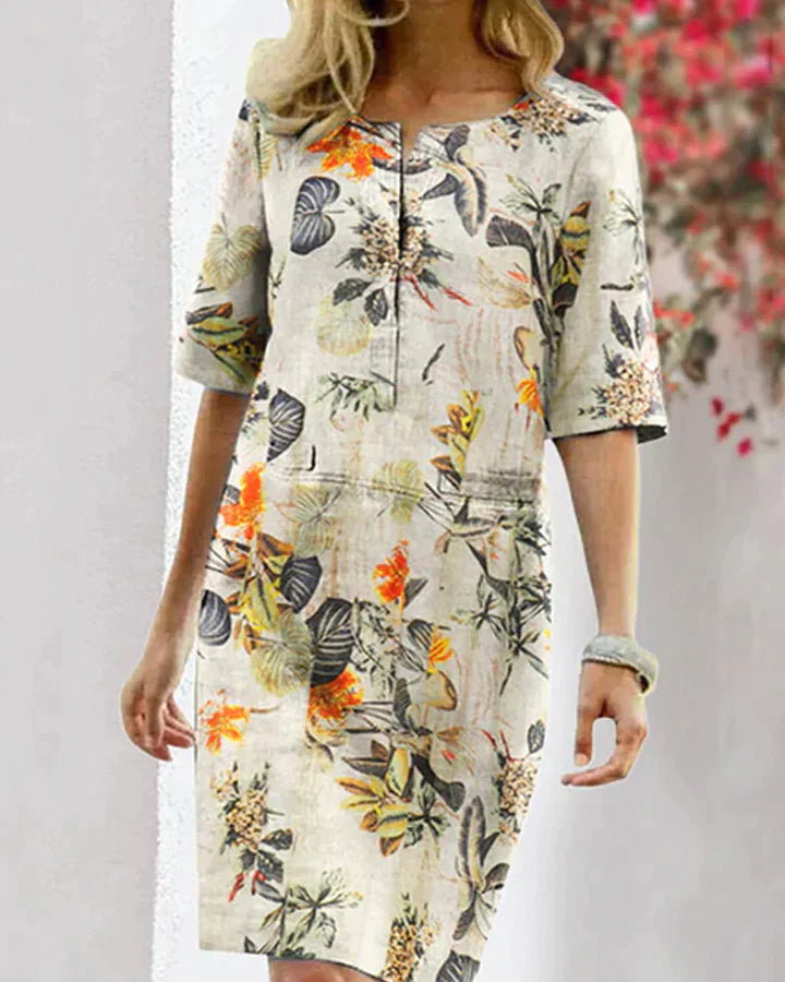 Stilla | Sommerkjole Med Elegante Print