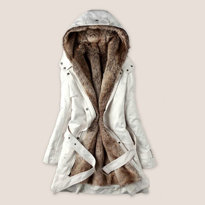 Stilla | Künstpelsforet Parka Hue Mid Lår Parka