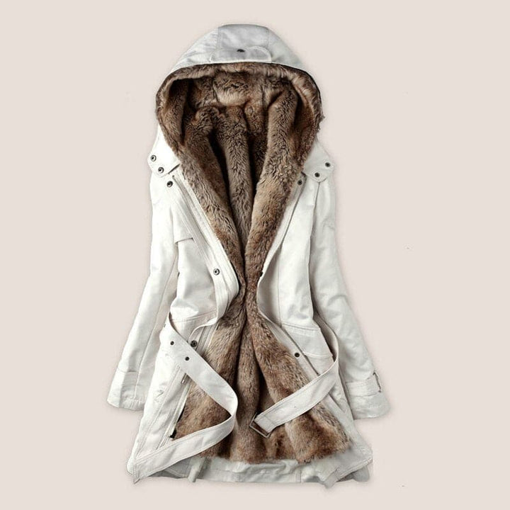 Stilla | Künstpelsforet Parka Hue Mid Lår Parka