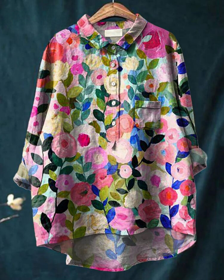Skovae | Elegant og Alsidig Blomsterbluse