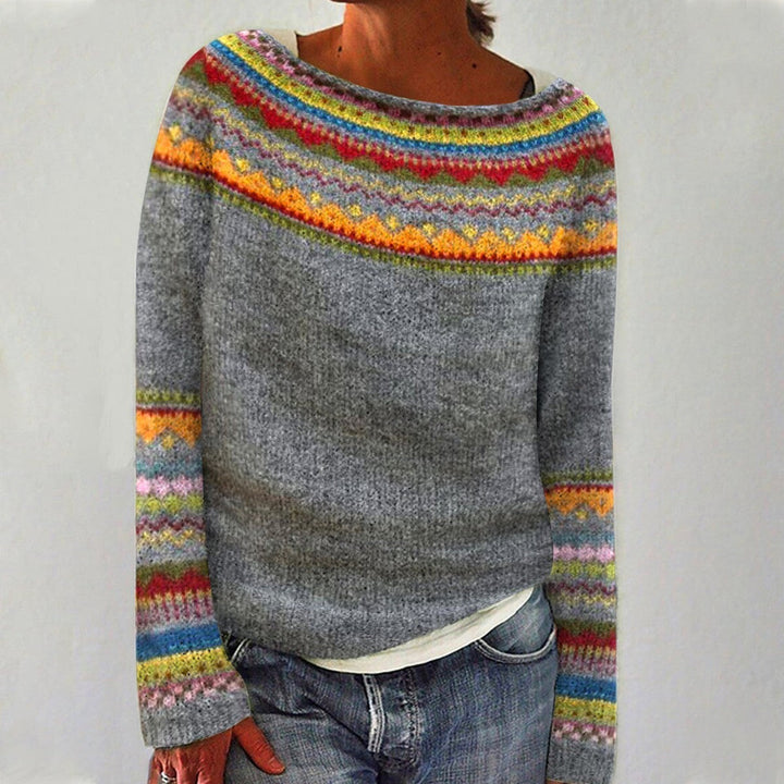 Stilla | Retro efterårs jumper