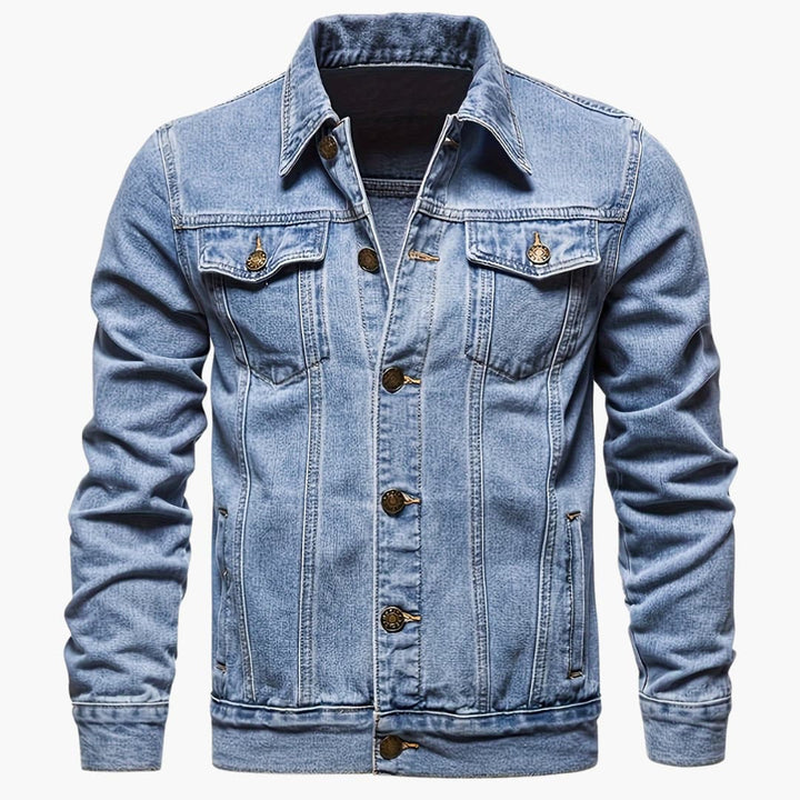 Stilla | Slim-Fit Fritids-Denimjakke til Mænd