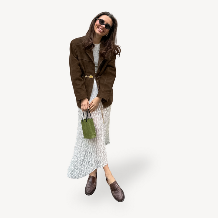 Stilla | Oversized Suede Blazerjakke Damer