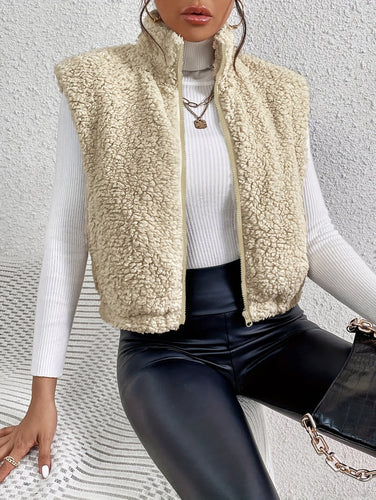 Stilla | Blød Og Komfortabel Dames Vest Med Lynlås Til Alsidige Looks