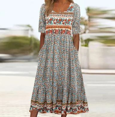Stilla | Boho Sommer Lang Kjole