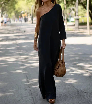 Stilla | Svingende Off-the-shoulder Maxi Dress