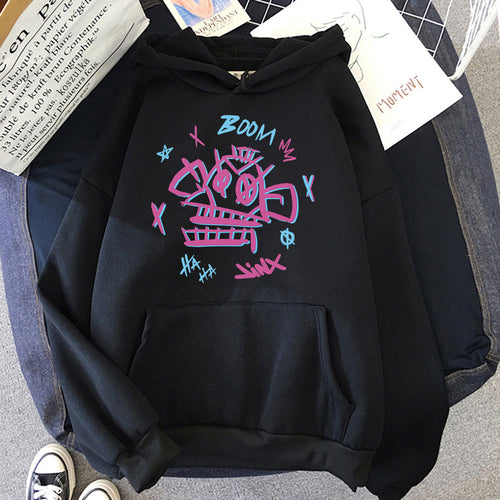 Stilla | Arcane Hoodie stil Harajuku Jinx i Ekko