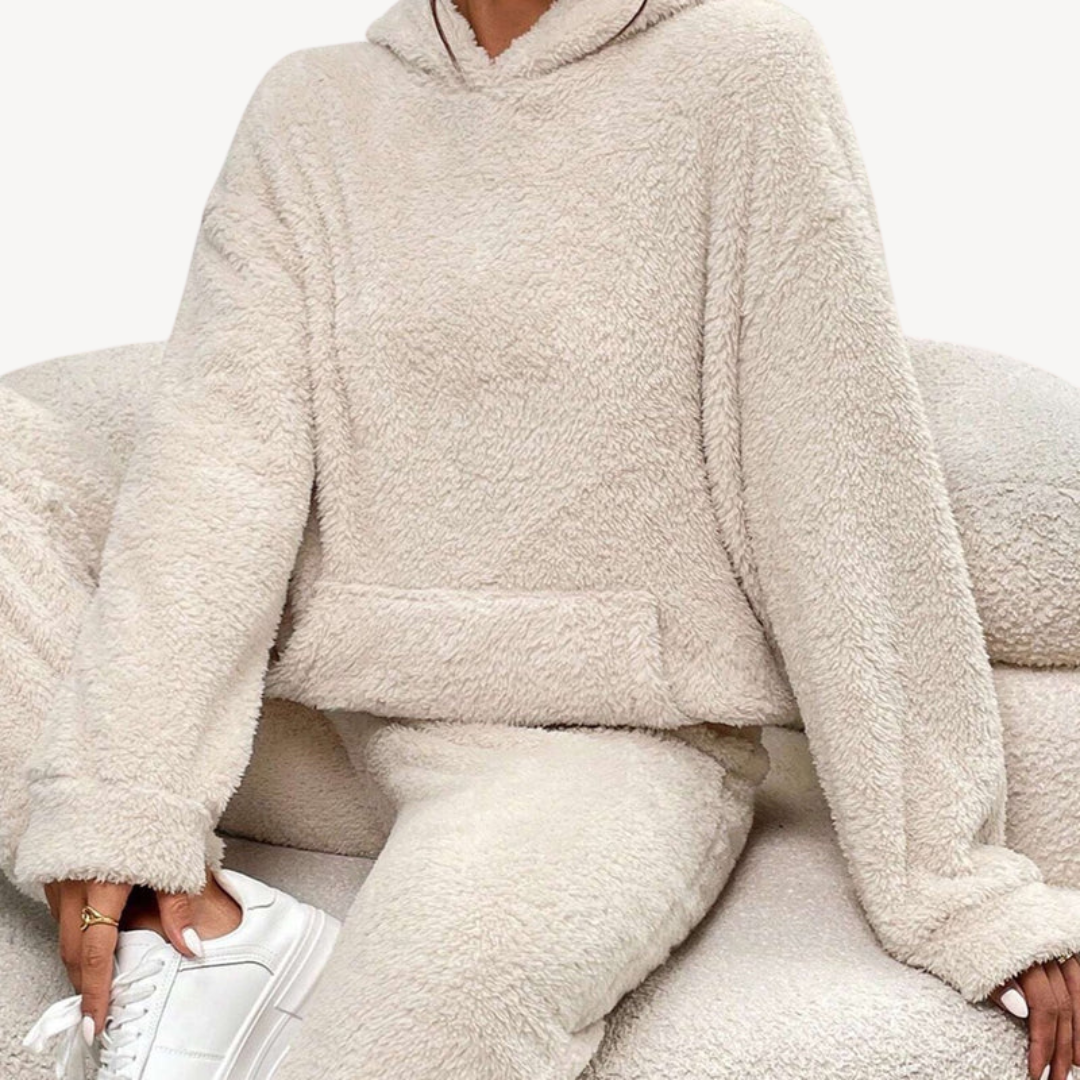 Stilla | Dame Fleece-Loungewear-Sæt Træningsdragt
