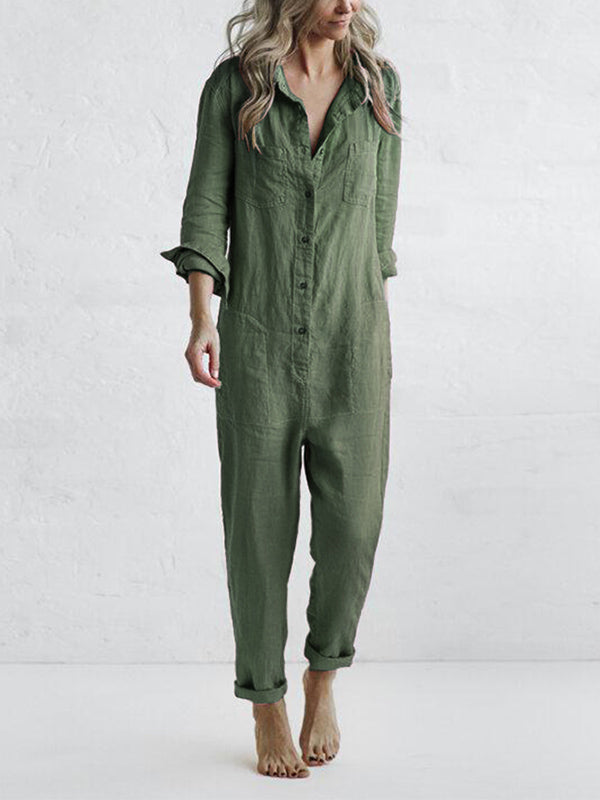 Stilla | Elegant Jumpsuit Med Lange Ærmer, Der Sikrer Stil Og Komfort