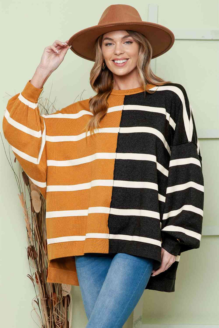 Stilla | Dropped Shoulder Rund Hals Bluse