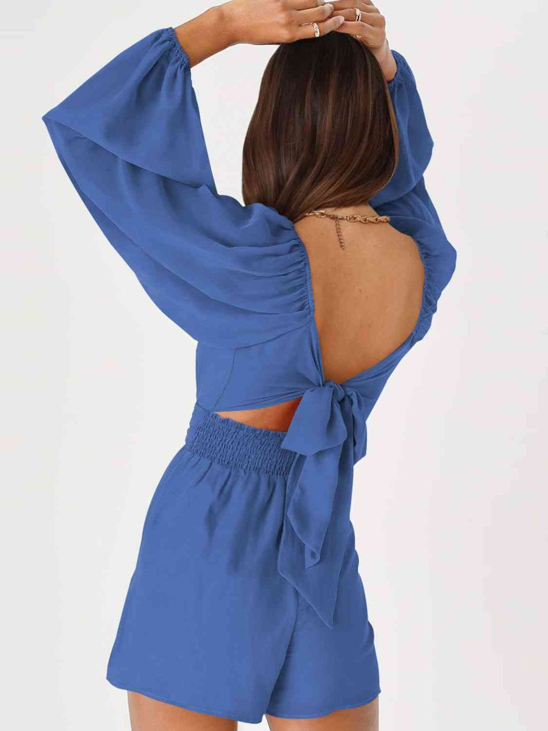 Stilla | Bag Smoked Ballonærme Romper