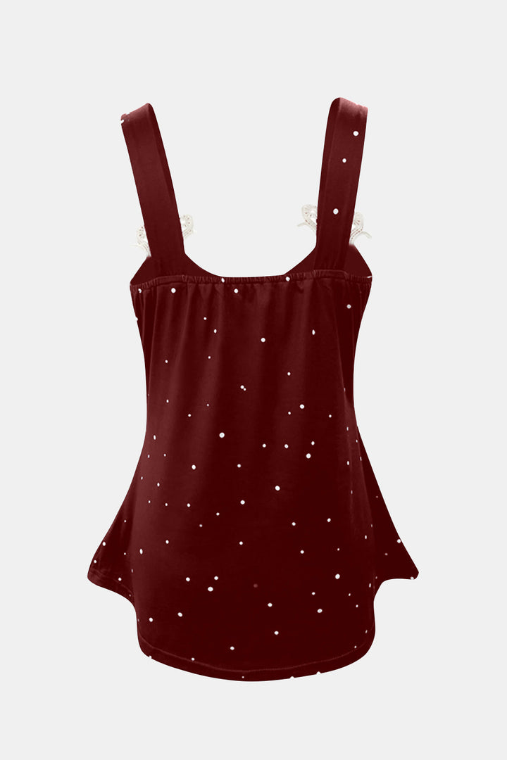 Stilla | Detalje V-hals Bred Strop Cami