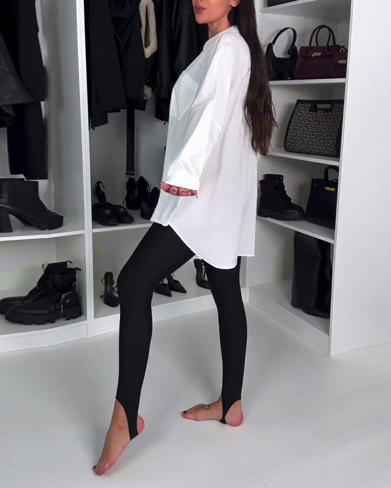Stilla | Leggings med ankelrem