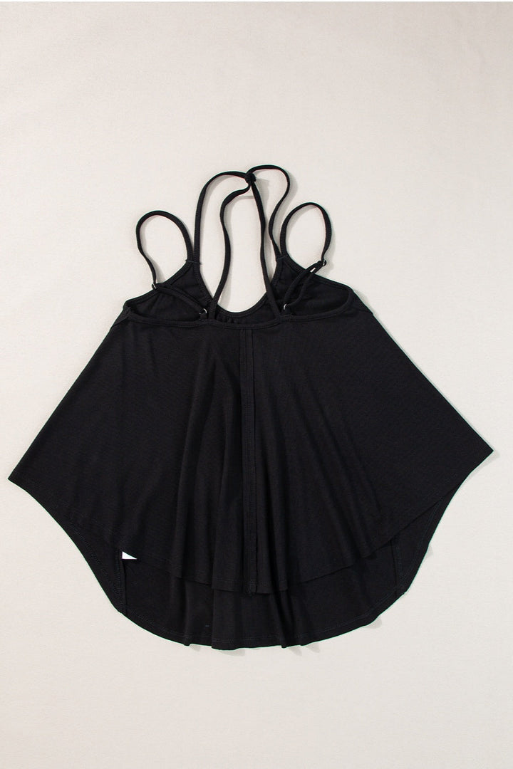 Stilla | Hals Dobbelt Spaghetti Strop Cami