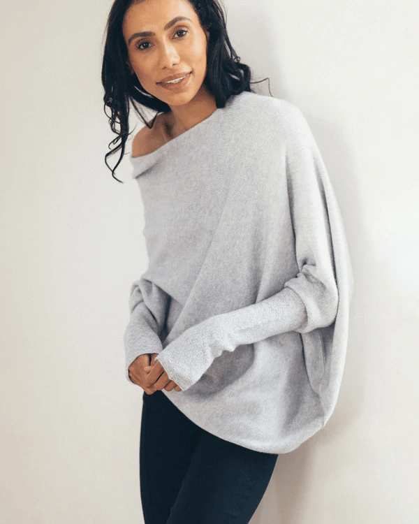 Stilla | Elegant pullover med skulderfri ærmer til damer