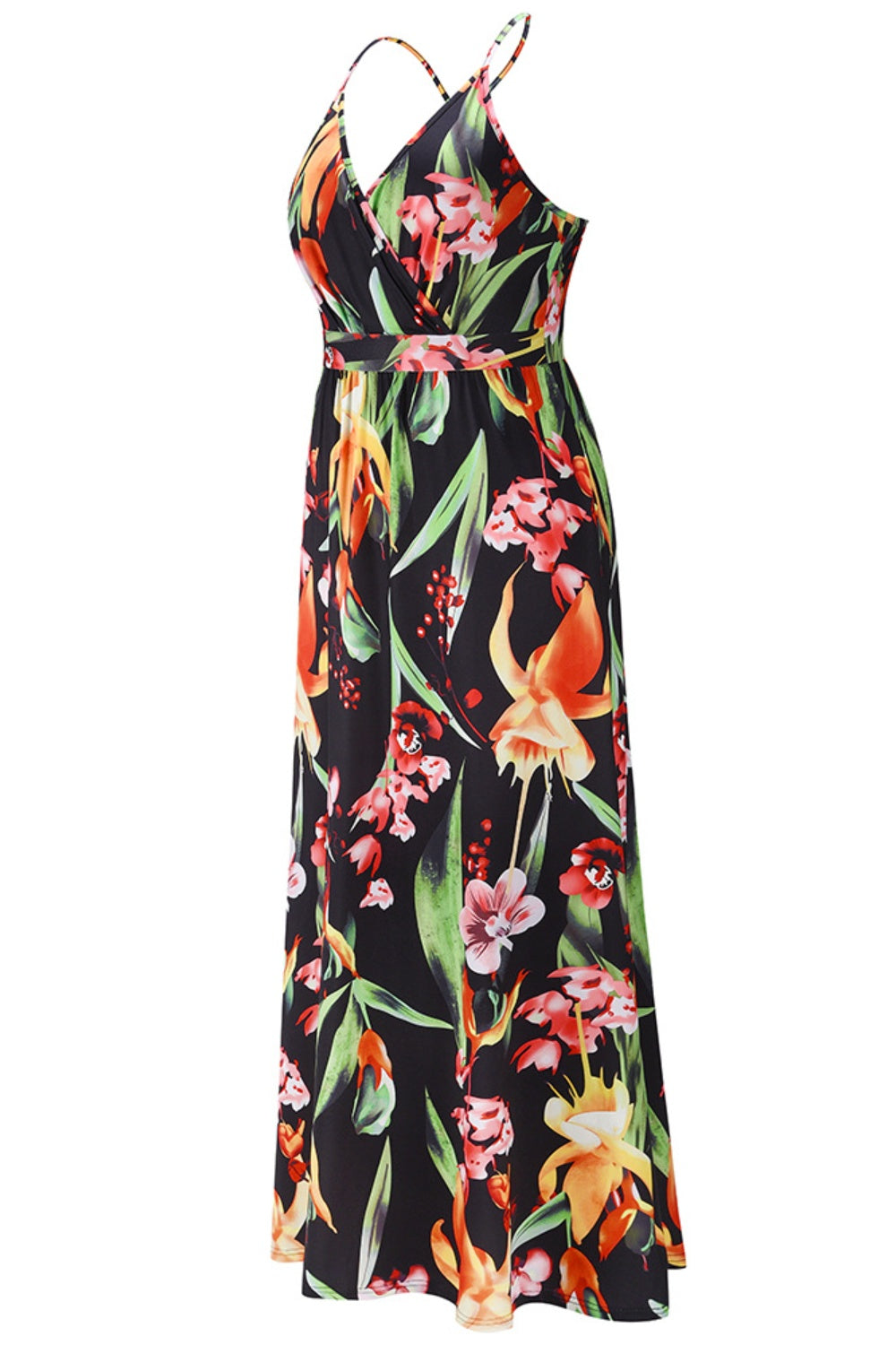 Stilla | Square Neck Maxi Cami Kjole
