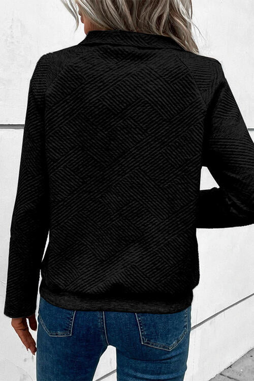 Stilla | Snap Button Langærmet Sweatshirt