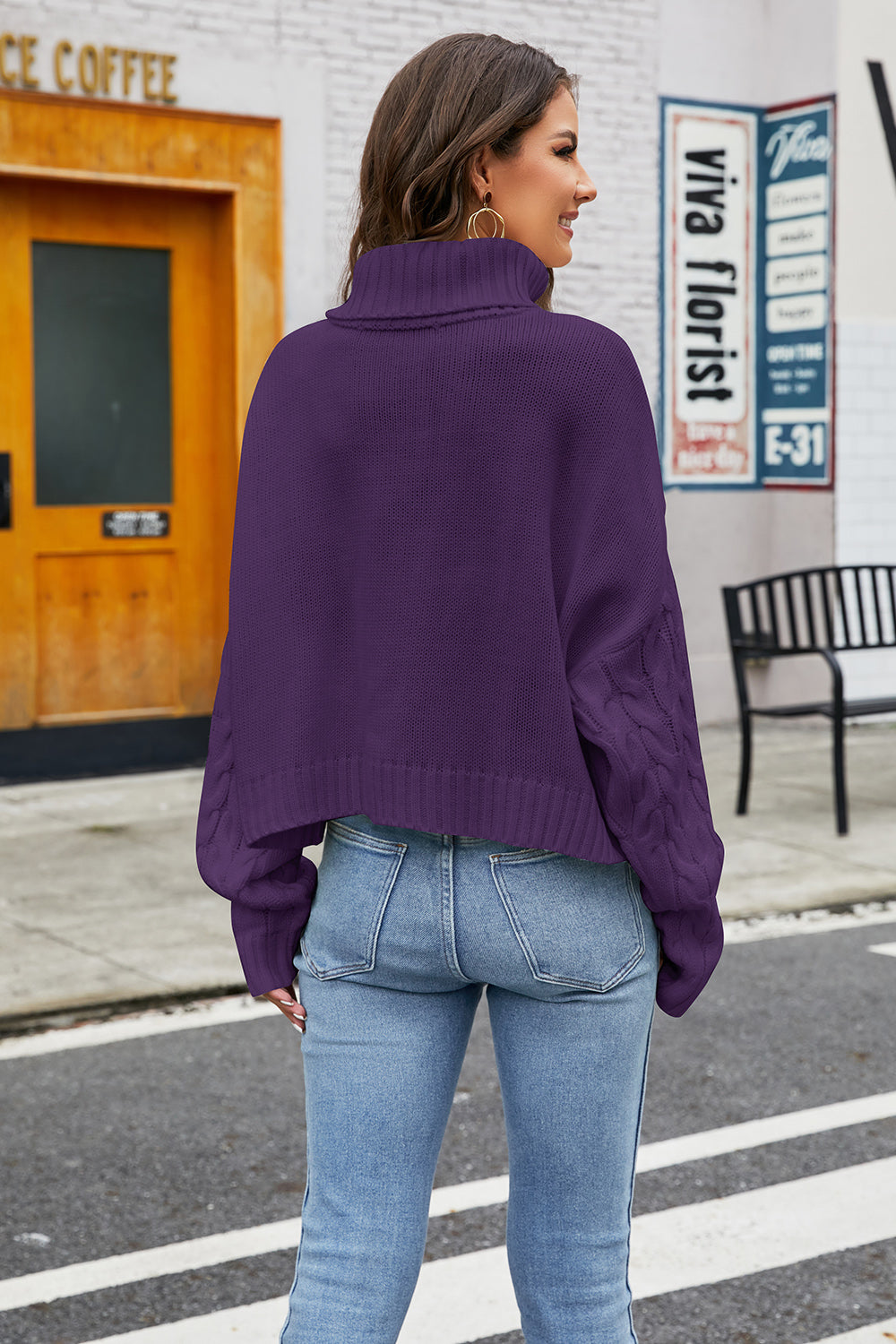 Stilla | Kabelstrik Langærmet sweater