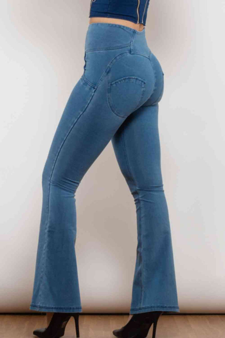 Stilla | Detaljeret Flare Lange Jeans