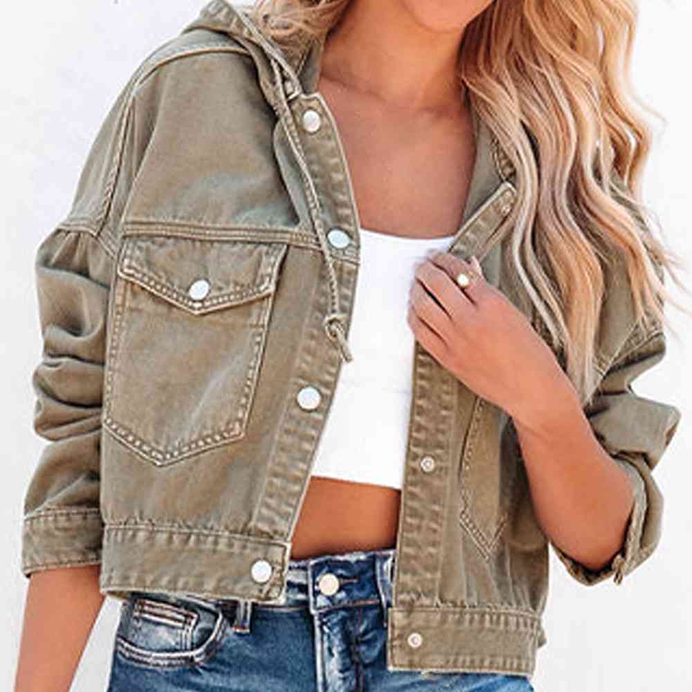 Stilla | Droppe Skulder Denim Jakke